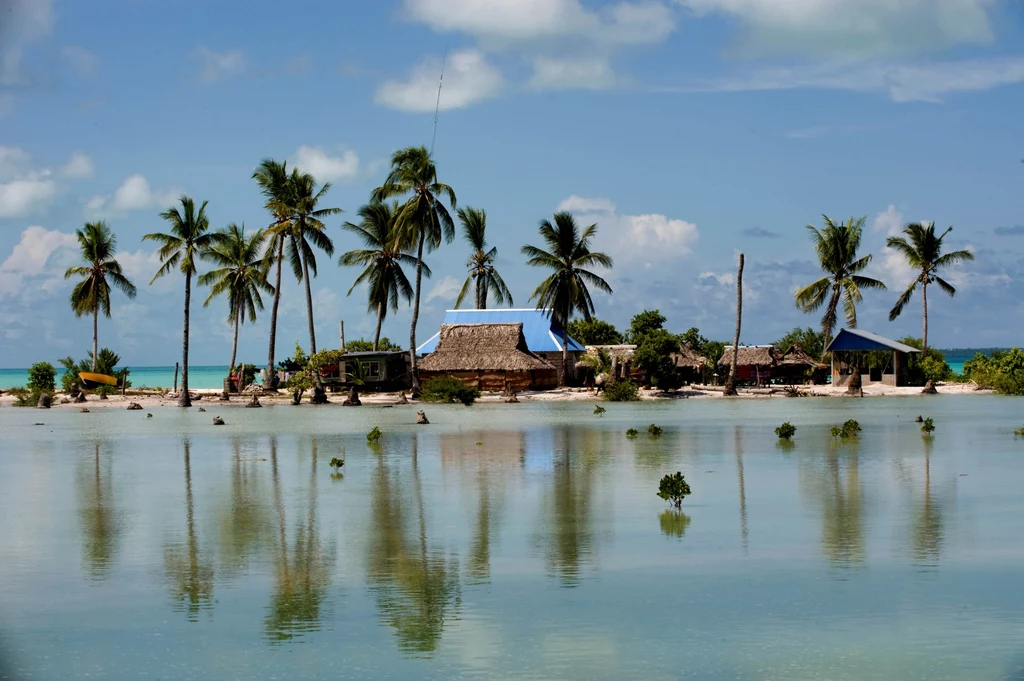 Obecnie mówi się, że Kiribati zostanie przykryte przez wody Oceanu Spokojnego w 2050 roku