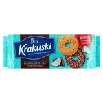 Krakuski Kokonatki Herbatniki kokosowe w czekoladzie mlecznej 174 g