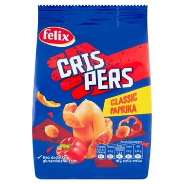 Felix Crispers Orzeszki ziemne smażone w skorupce o smaku paprykowym 125 g - 1