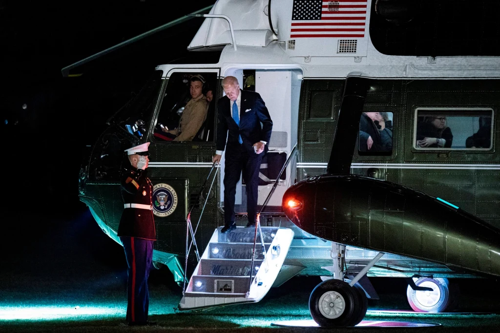 Joe Biden po powrocie z Ukrainy i Polski. Joe Biden po powrocie z Ukrainy i Polski.