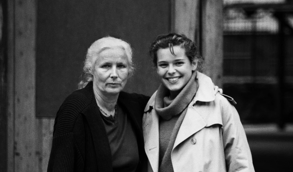 Agnieszka Osiecka i Agata Passent Agnieszka Osiecka i Agata Passent