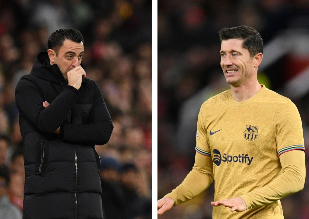 Xavi Hernandez / Robert Lewandowski Xavi Hernandez / Robert Lewandowski