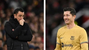Xavi Hernandez / Robert Lewandowski
