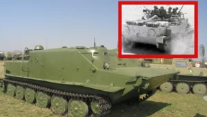 Rosjanie sięgają po wozy BTR-50. Muzeum na froncie w rocznicę wojny