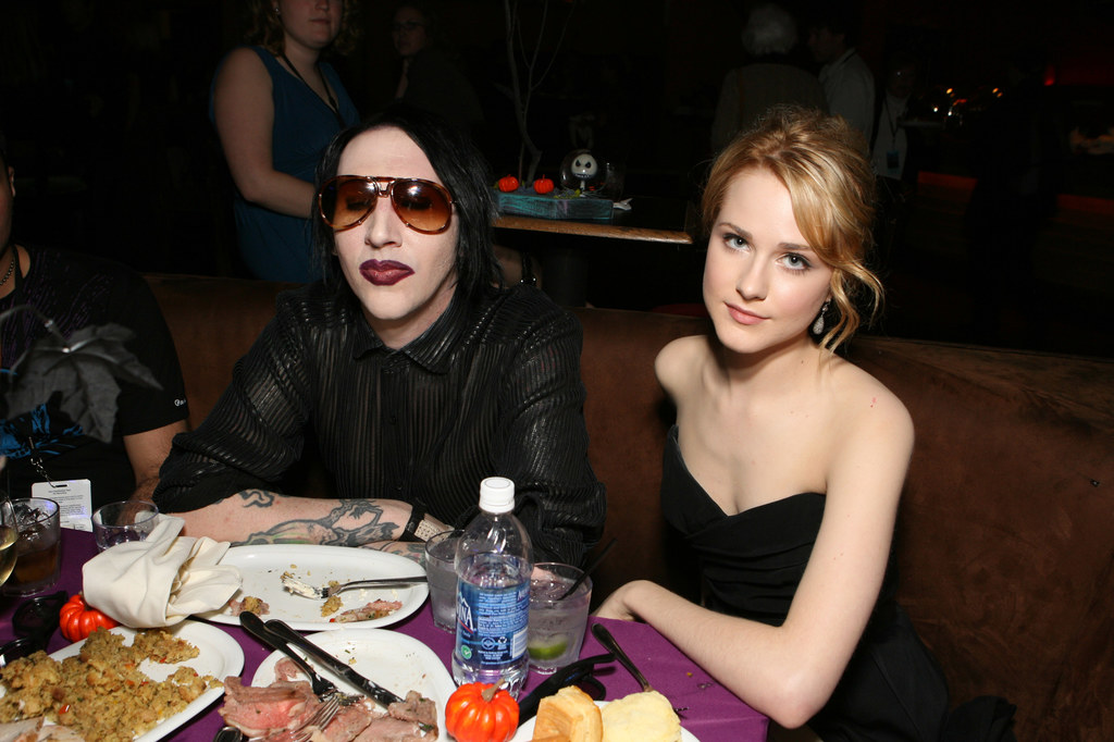 Marilyn Manson i Evan Rachel Wood w 2006 r.