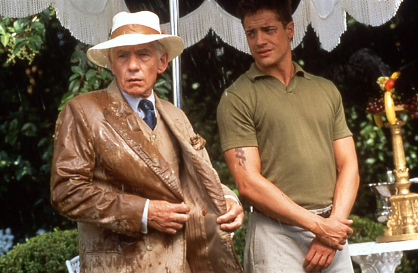 Brendan Fraser i Ian McKellen w filmie "Bogowie i powroty" 1998 imdb.com