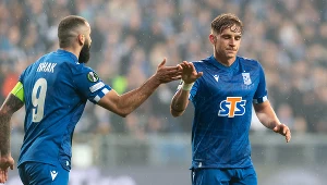 Lech Poznań w 1/8 finału Ligi Konferencji Europy. Wymowny wpis Skórasia