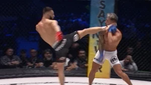 Ramzan Jembiev, wysokim kopnięciem, znokautował Murilo Delfino