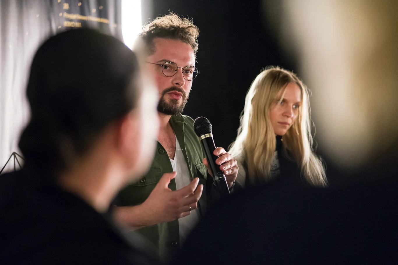 Antoni Komasa-Łazarkiewicz i Mary Komasa na festiwalu Kina na Granicy w Cieszynie