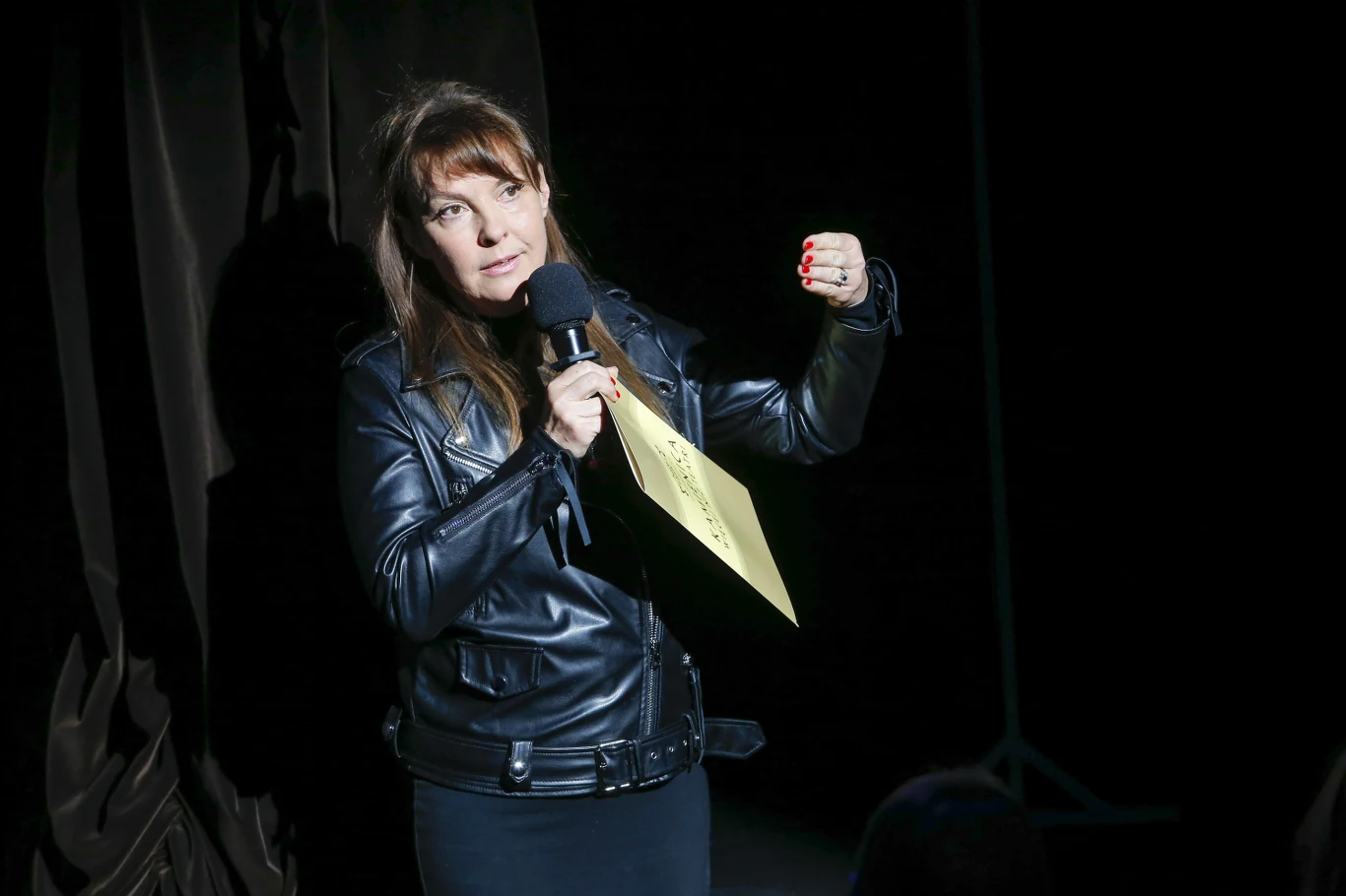 Justyna Sieńczyłło na premierze w Teatrze Kamienica Justyna Sieńczyłło na premierze w Teatrze Kamienica