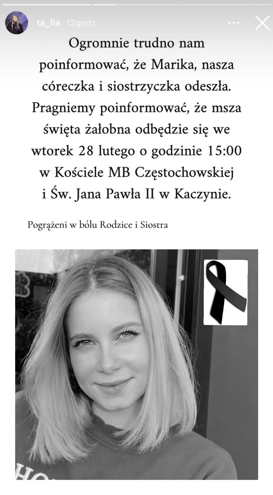 Dziewczyna Bartka Kubickiego z Genzie