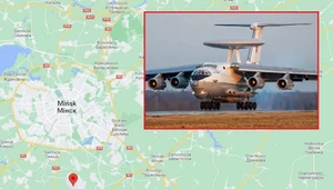 Na lotnisku po Mińskiem Rosjanie mogli stracić bardzo ważny samolot rozpoznawczy A-50
