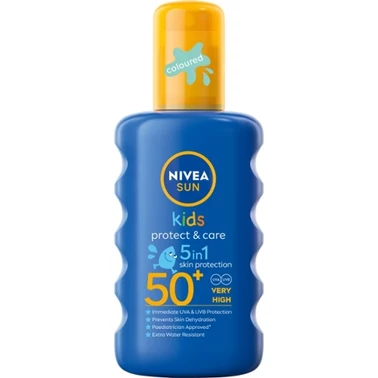 Nivea SUN Kids Protect & Care Balsam do opalania w spray'u dla dzieci SPF 50+ 200 ml - 0