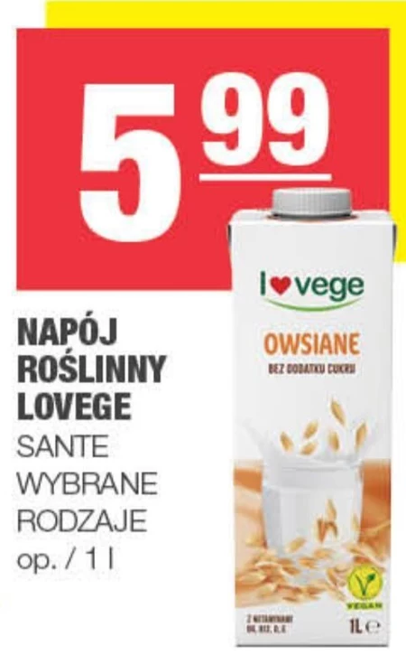 Napój roślinny I Love Vege