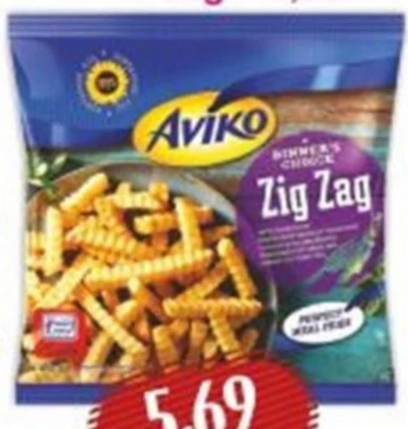 Aviko Zig Zag Frytki karbowane 450 g