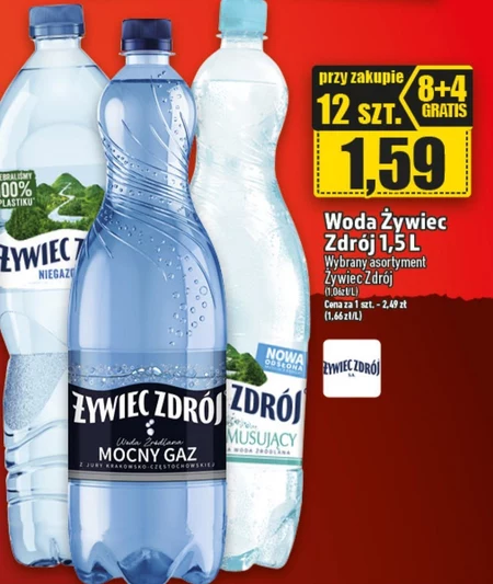 Woda mineralna Żywiec zdrój