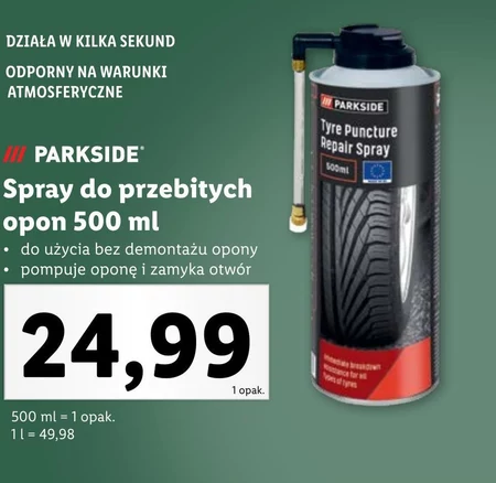 Spray do pielęgnacji opon Parkside