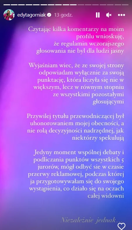 Edyta Górniak o preselekcjach do Eurowizji 2023