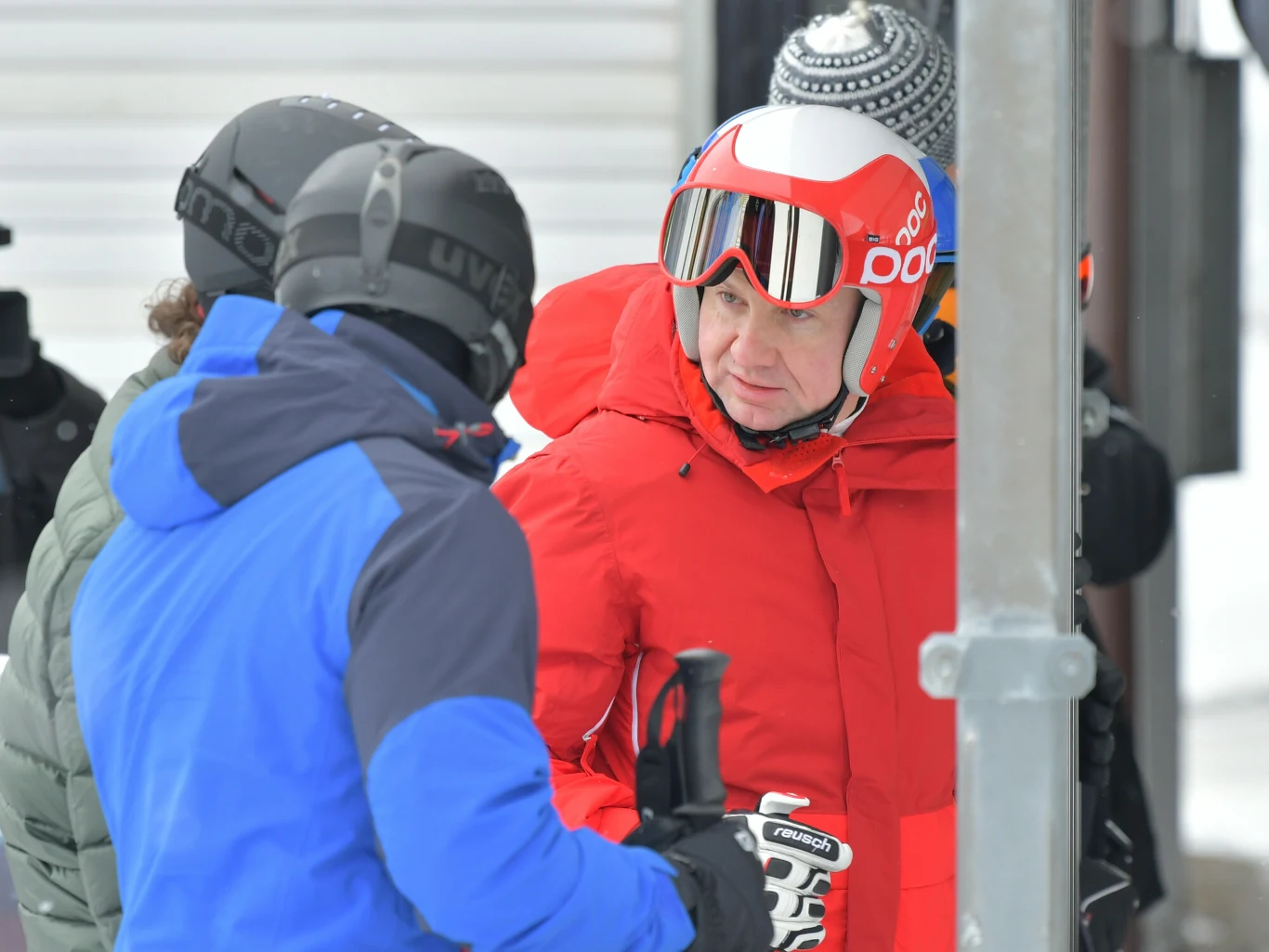 Andrzej Duda na nartach w Zakopanem Andrzej Duda na nartach w Zakopanem