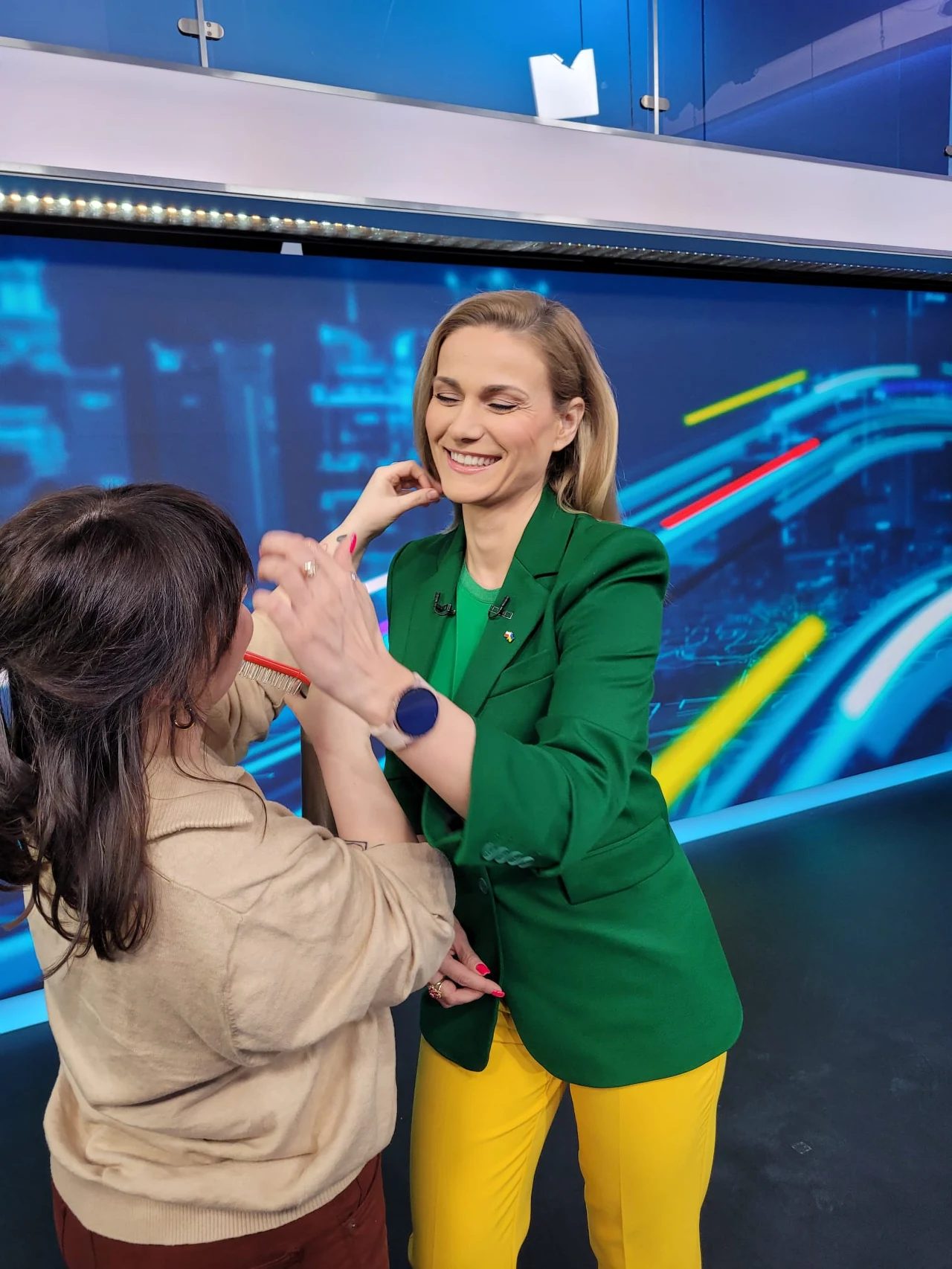 Marta Budzyńska przygotowuje się do prowadzenia programu