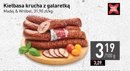 Madej Wróbel Kiełbasa krucha z galaretką
