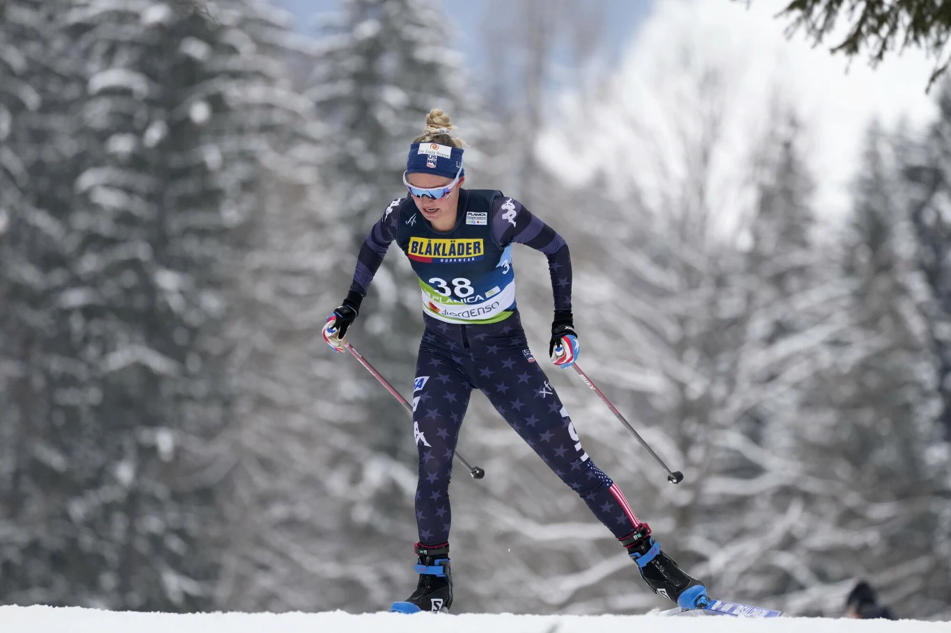 Jessie Diggins na trasie