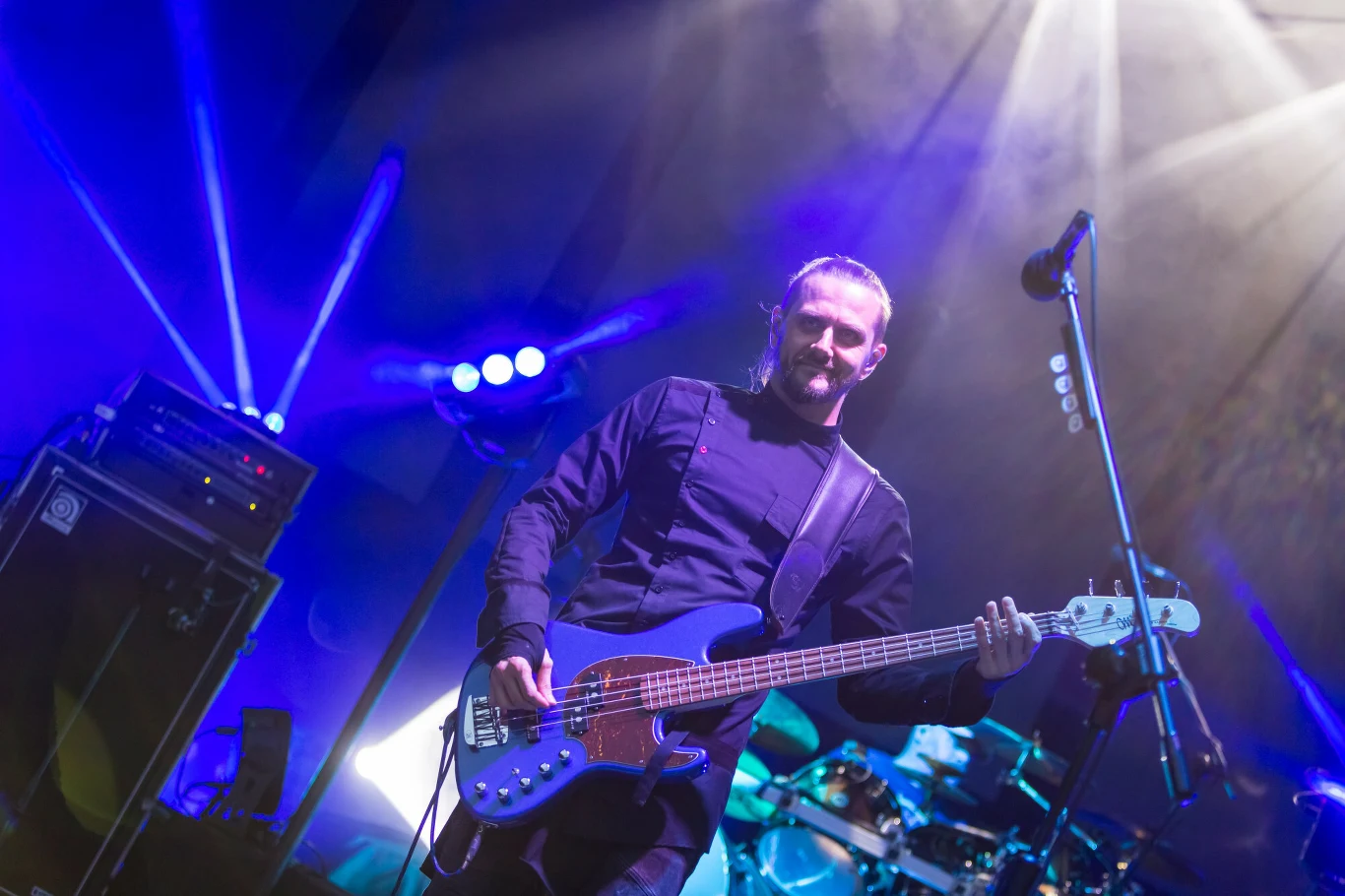 Mariusz Duda (Riverside) w akcji Mariusz Duda (Riverside) w akcji