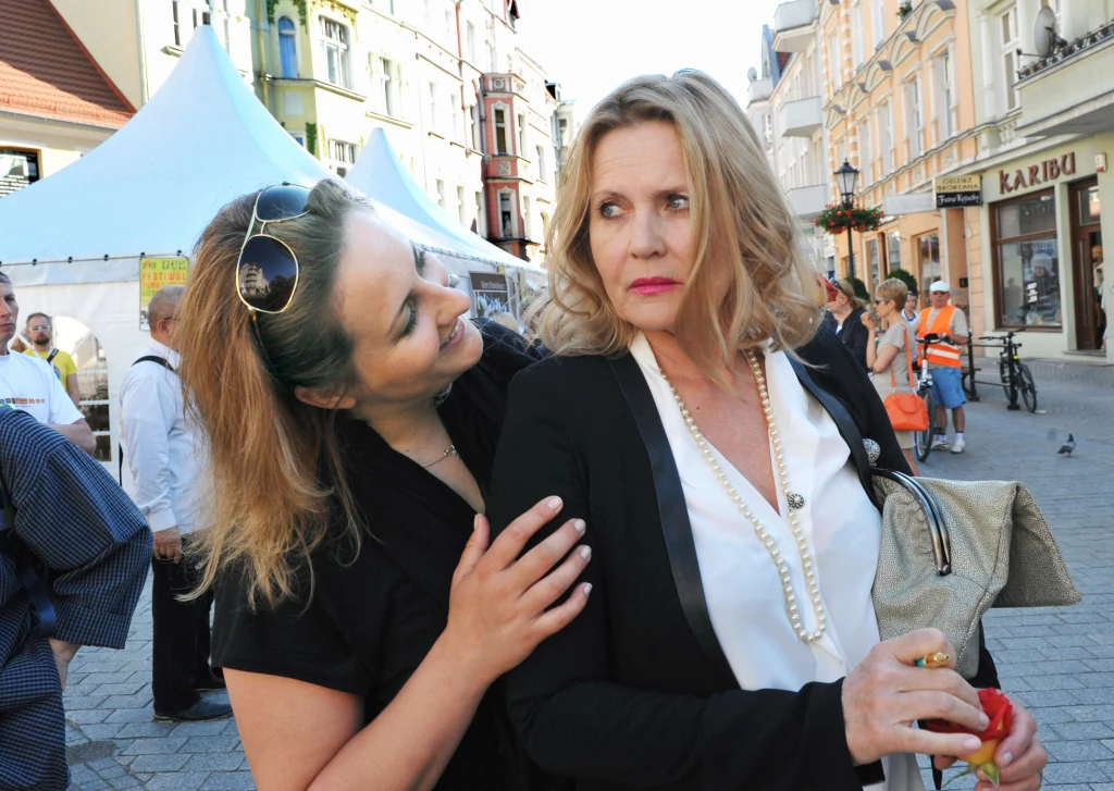 Grażyna Szapołowska z córką, Katarzyną Jungowską