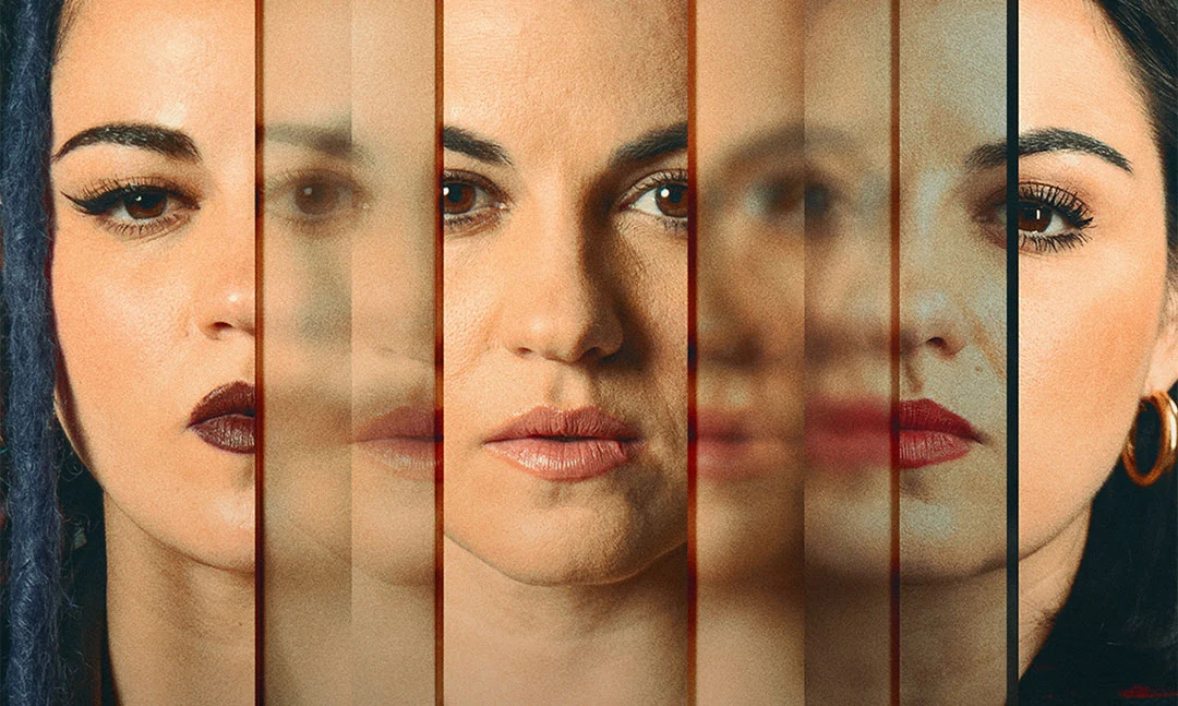 Maite Perroni na plakacie serialu "Triada"