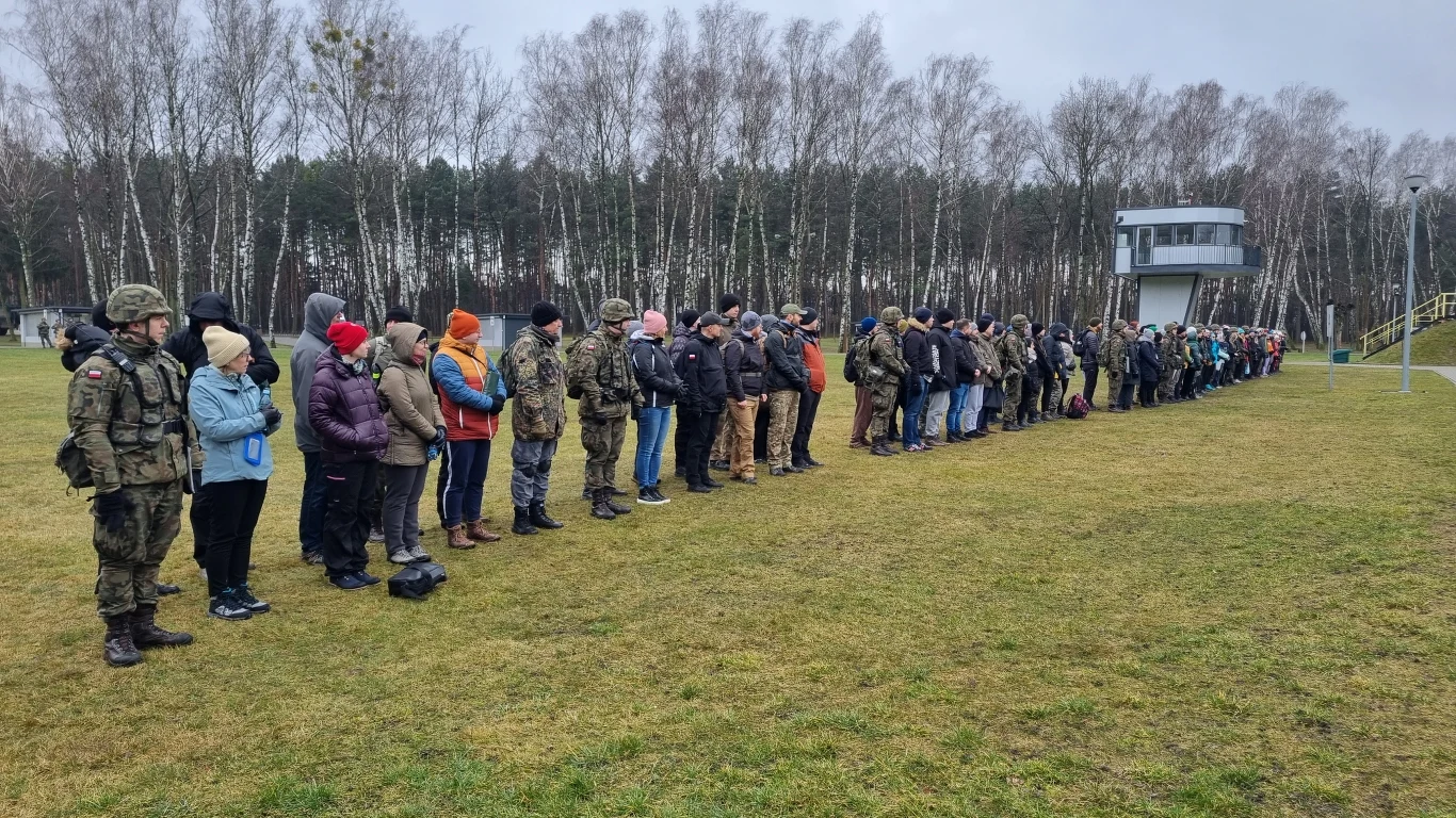 Uczestnicy szkolenia byli w rożnym wieku, większość stanowili mężczyźni