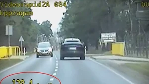 128 km/h w zabudowanym. Kierowca Lamborghini stracił prawo jazdy