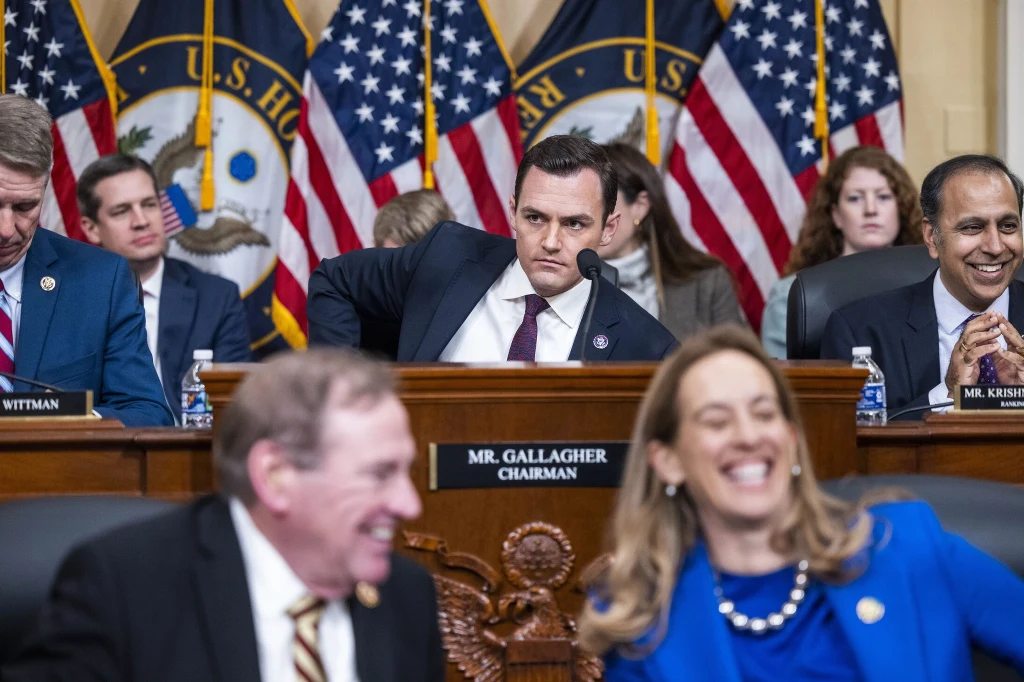 Mike Gallagher, przewodniczący komisji specjalnej ds. konkurencji strategicznej między Stanami Zjednoczonymi a Komunistyczną Partią Chin