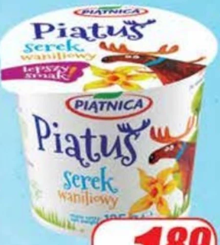 Piątnica Piątuś Serek waniliowy 125 g