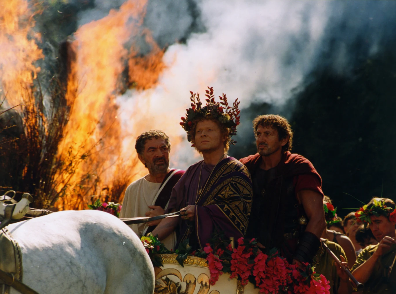 Krzysztof Majchrzak (P) w filmie "Quo vadis"