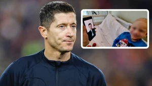 Lewandowski zwrócił się do poważnie chorego Samuela. Bezcenna reakcja