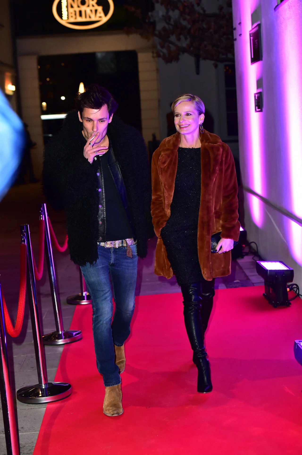 Bartosz Gelner i Magdalena Cielecka wychodzą razem z imprezy