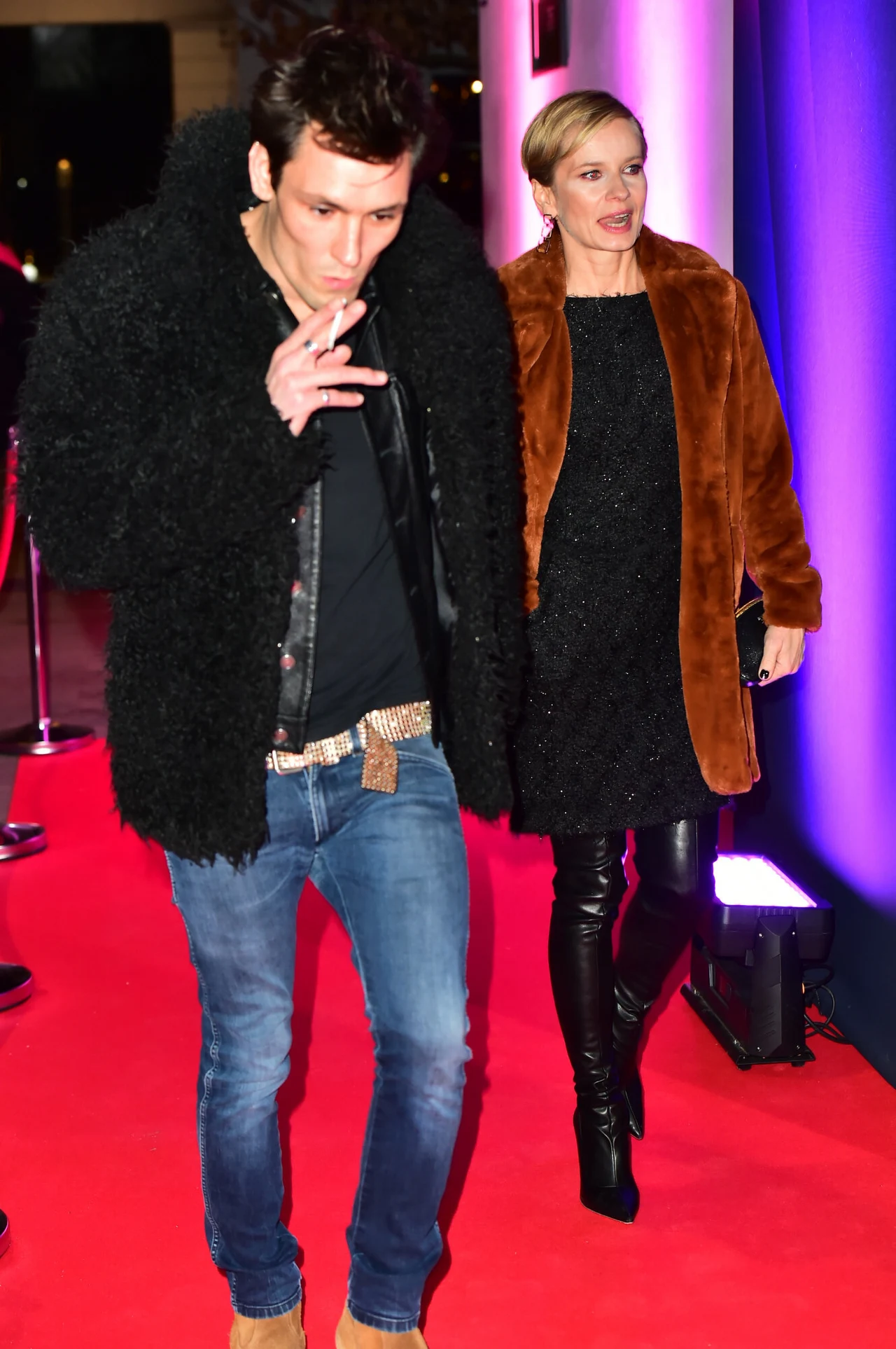 Bartosz Gelner i Magdalena Cielecka wychodzą razem z imprezy