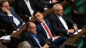 Paweł Kukiz podczas posiedzenia Sejmu