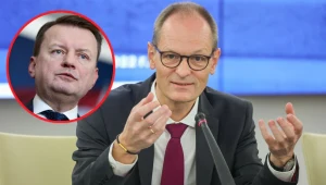 Ambasador Niemiec w Polsce Thomas Bagger i Mariusz Błaszczak