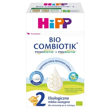 HiPP 2 BIO Combiotik Ekologiczne mleko następne dla niemowląt po 6. miesiącu 550 g - 0