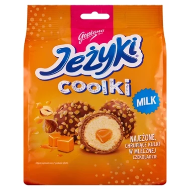 Jeżyki Coolki Milk Wafelek z kremem o smaku herbatnikowym i masą karmelową 140,4 g - 1