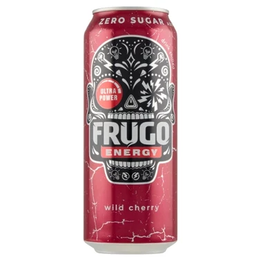 Frugo Energy Wild Cherry Gazowany napój energetyzujący 500 ml - 1