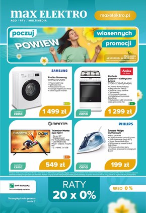 Max Elektro - poczuj powiew wiosennych promocji