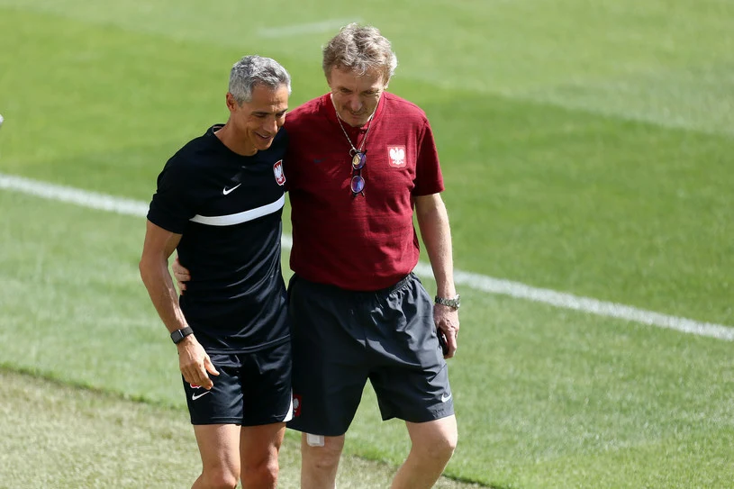 Zbigniew Boniek i Paulo Sousa wspólnie na boisku Zbigniew Boniek i Paulo Sousa wspólnie na boisku