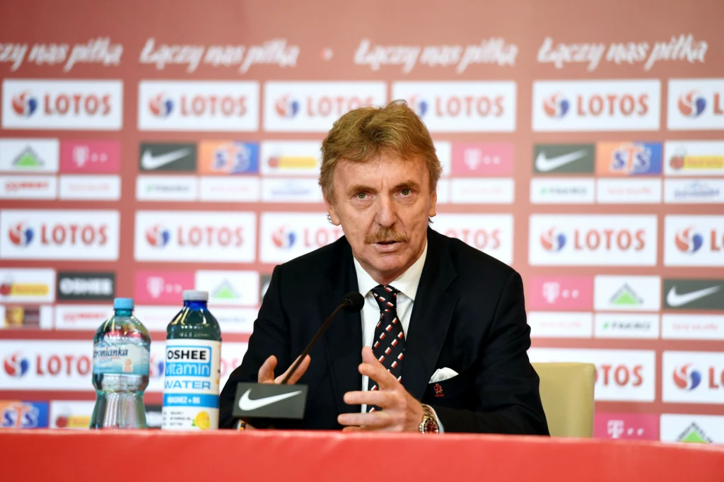 Zbigniew Boniek na konferencji prasowa prezesa PZPN w 2021 r. Zbigniew Boniek na konferencji prasowa prezesa PZPN w 2021 r.