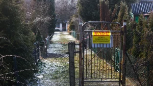 Teren ogródków działkowych w Trzebini