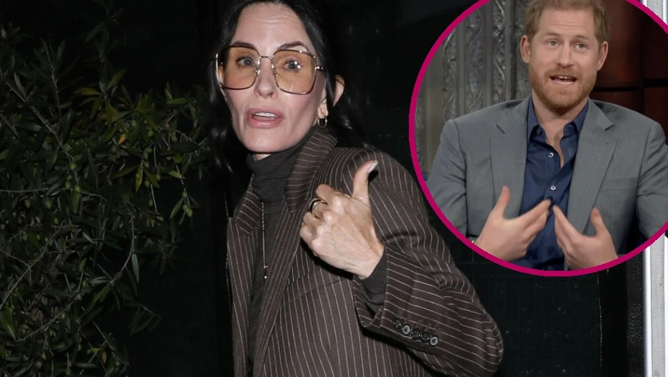 Courteney Cox i książę Harry Courteney Cox i książę Harry