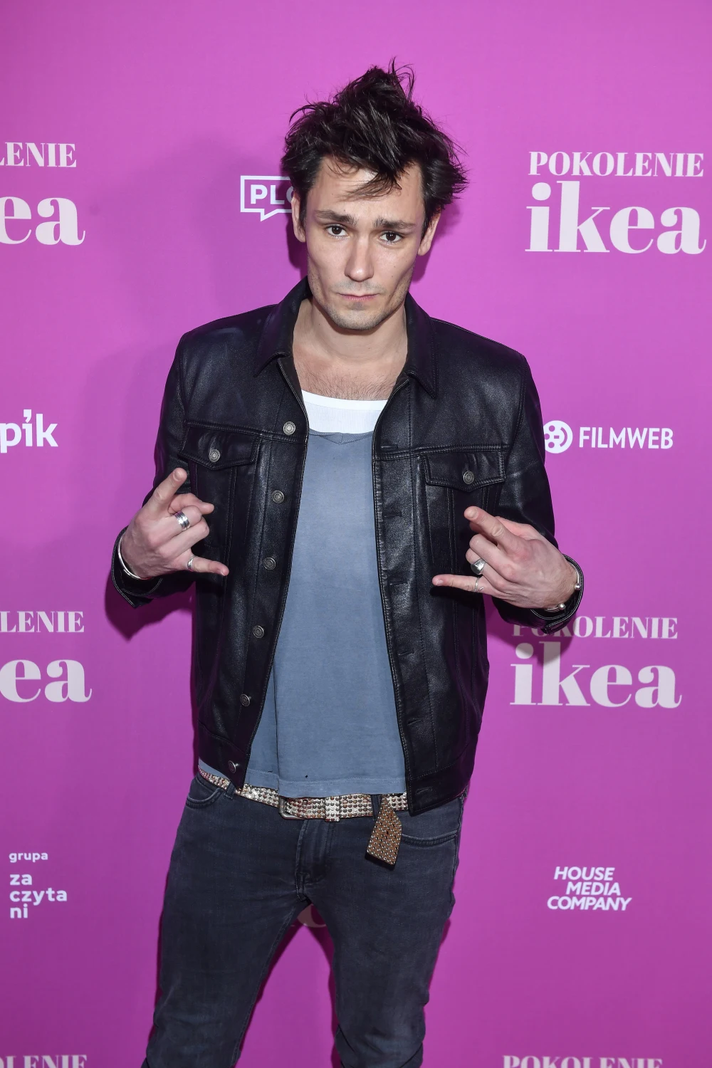 Bartosz Gelner na premierze filmu "Pokolenie Ikea"