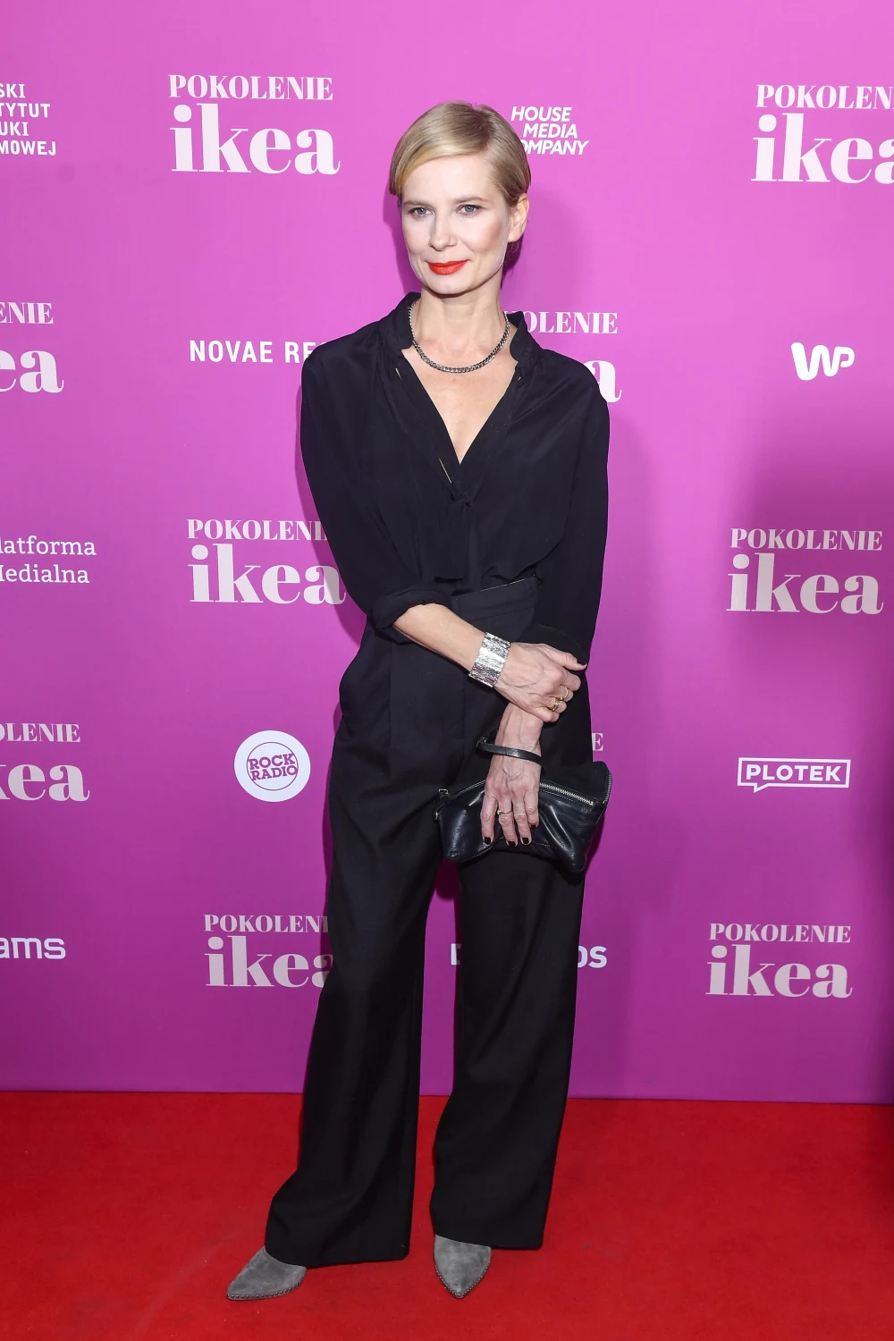 Magdalena Cielecka na premierze filmu "Pokolenie Ikea"