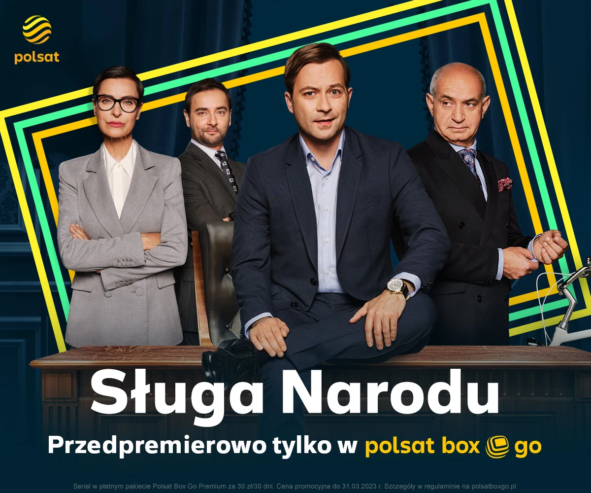Cały sezon "Sługi Narodu" będzie dostępny od 4 marca w Polsat Box Go
